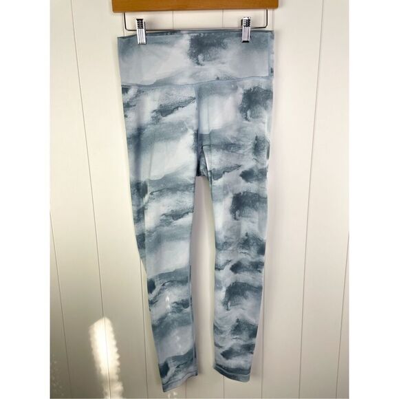 Anthro All Fenix Aryah 7/8 Legging Activewear Charcoal White Size L - Picture 6 of 13
